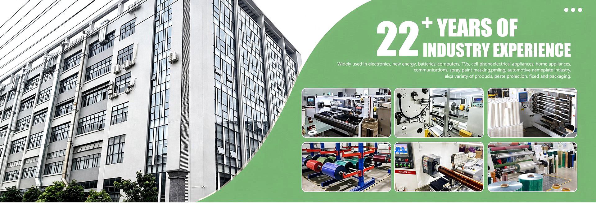 Adhesive tape solutions for industrial and electronics insulation