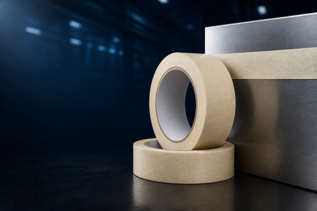 Industrial masking tape banner