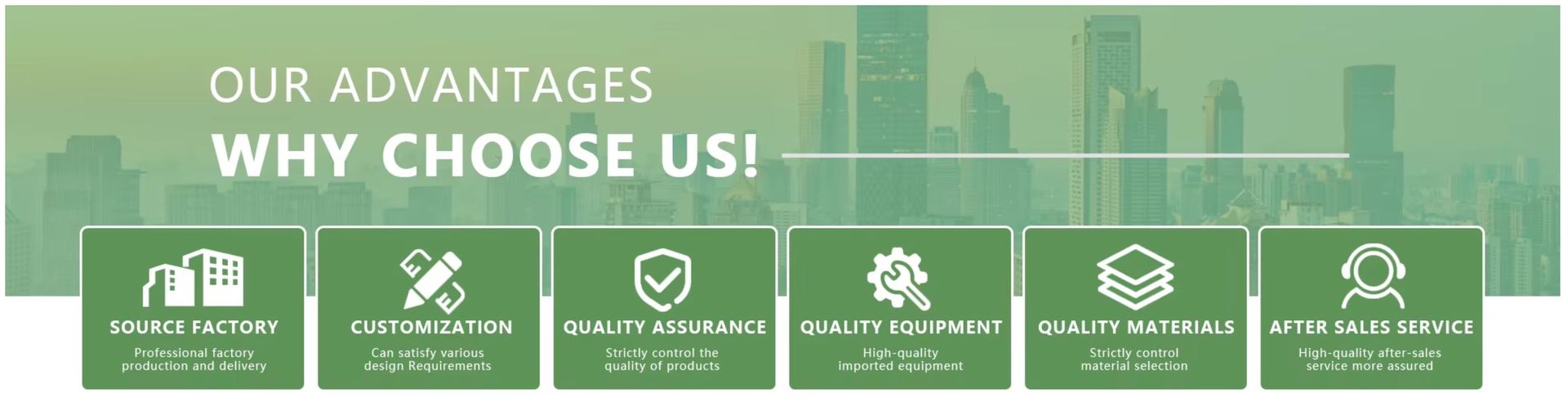 Why Choose Us - Many Tape: source factory, customization, quality assurance, equipment, materials, after-sales service