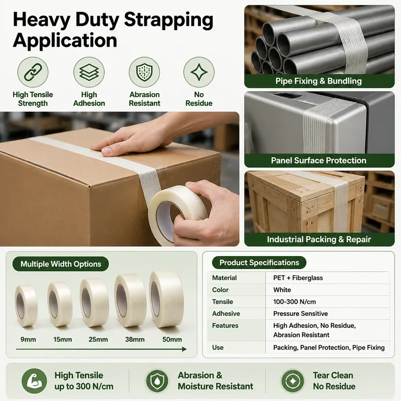 0.15mm Clear Fiberglass Cloth Tape view