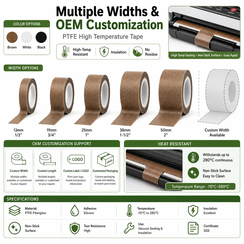 0.18mm PTFE Coated Fiberglass Tape view