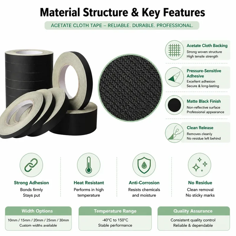 Acetate Cloth Tape view