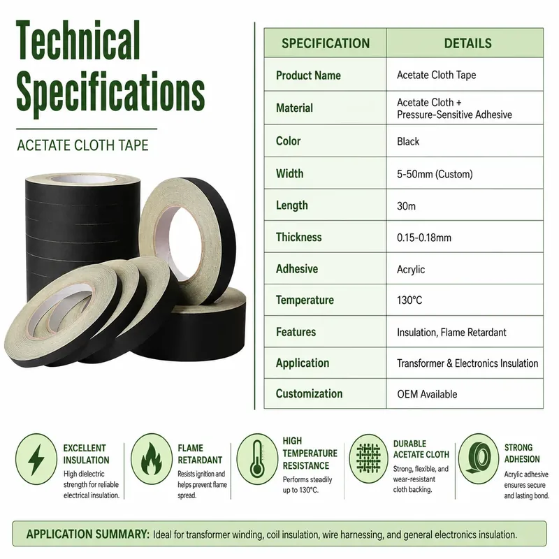 Acetate Cloth Tape view