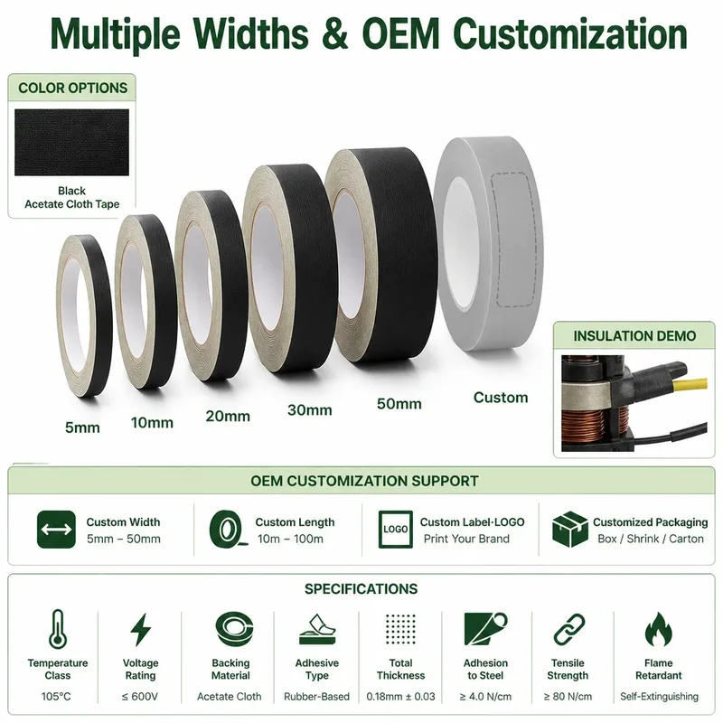 Acetate Cloth Tape view