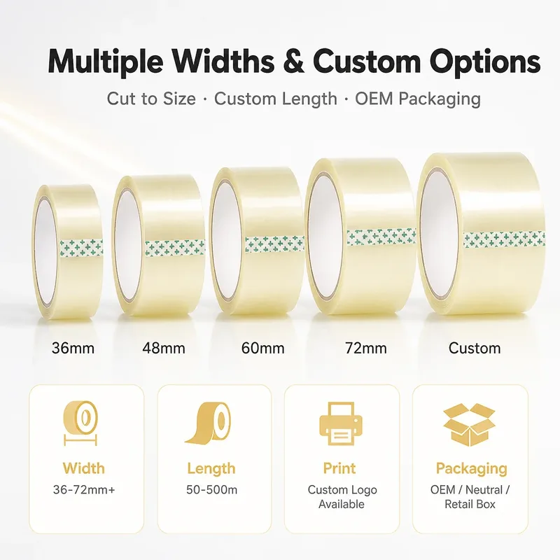 Clear BOPP Packing Tape view