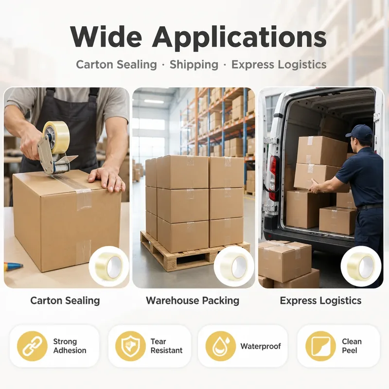 Clear BOPP Packing Tape view