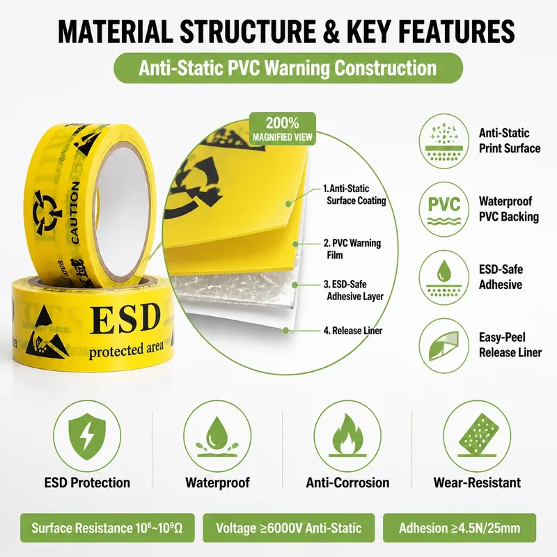 Customized Printed PVC Floor Marking Tape view