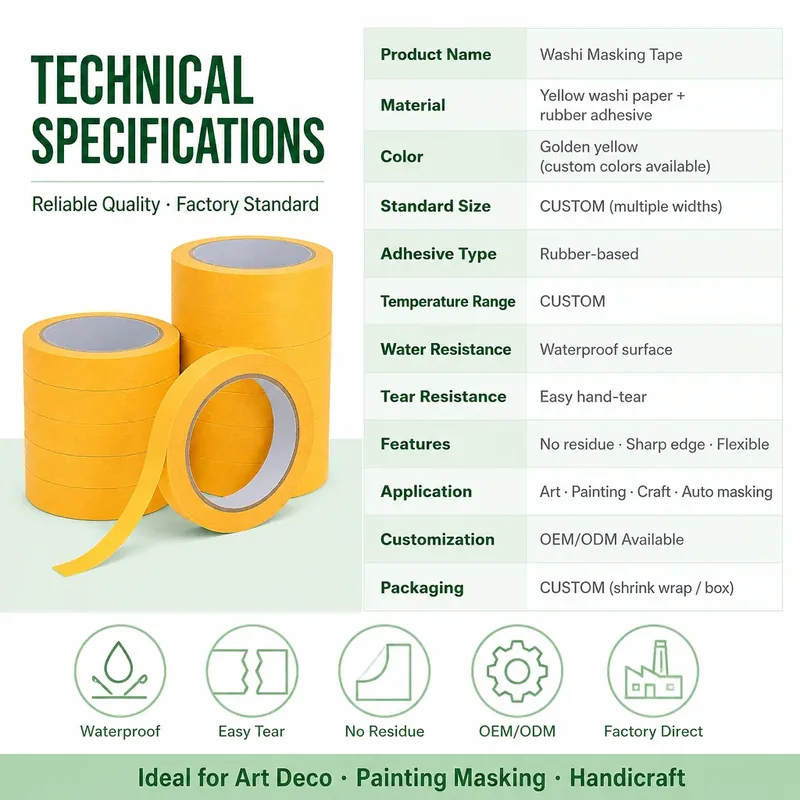 High Intensity Prismatic Paper Masking Tape view