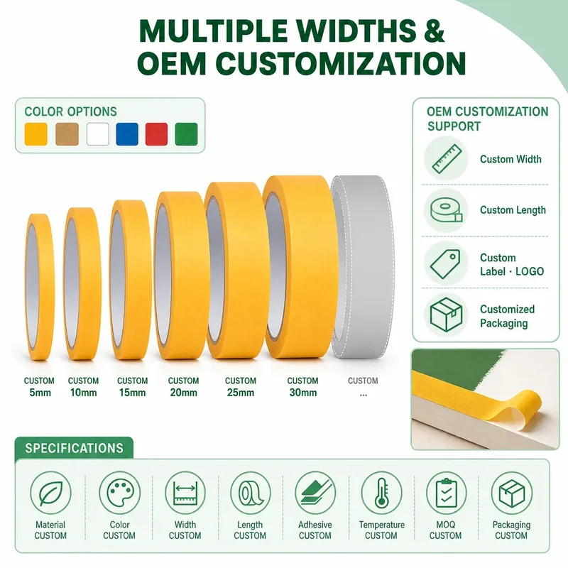 High Intensity Prismatic Paper Masking Tape view