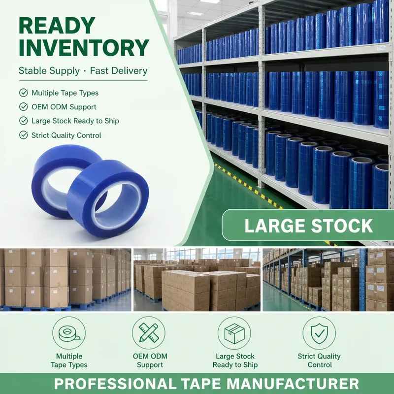High Temperature Blue PET Masking Tape view