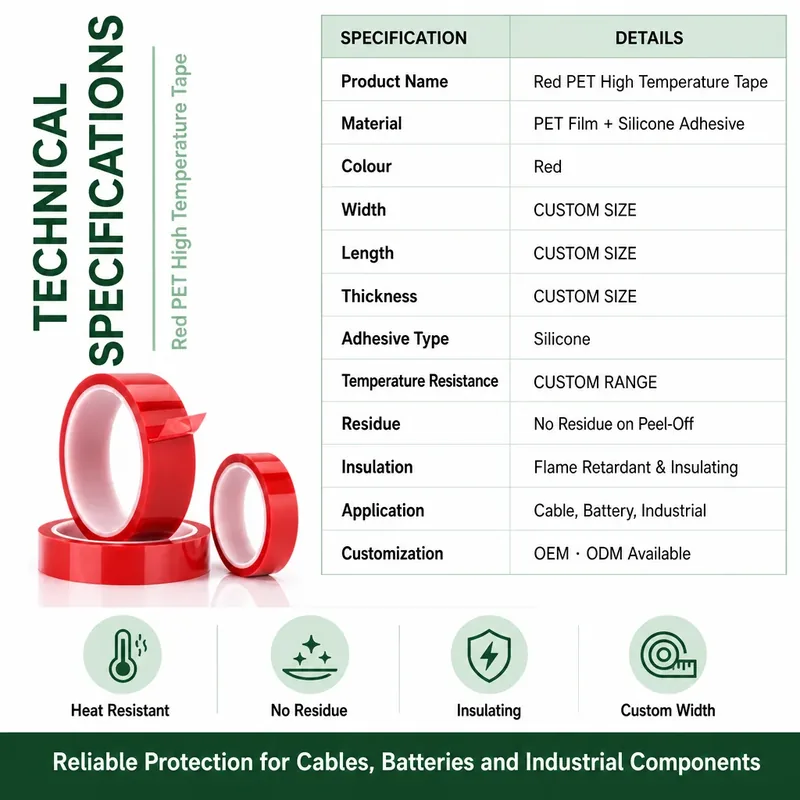 High Temperature PET Tape view
