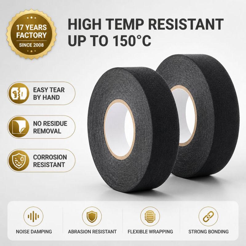 Flannel cloth tape for wire harness