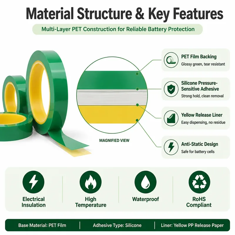 PET Lithium Battery Termination Tape view
