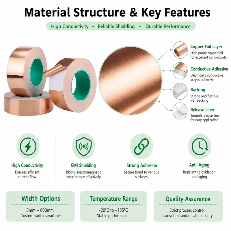 Single Sided Copper Foil Tape view