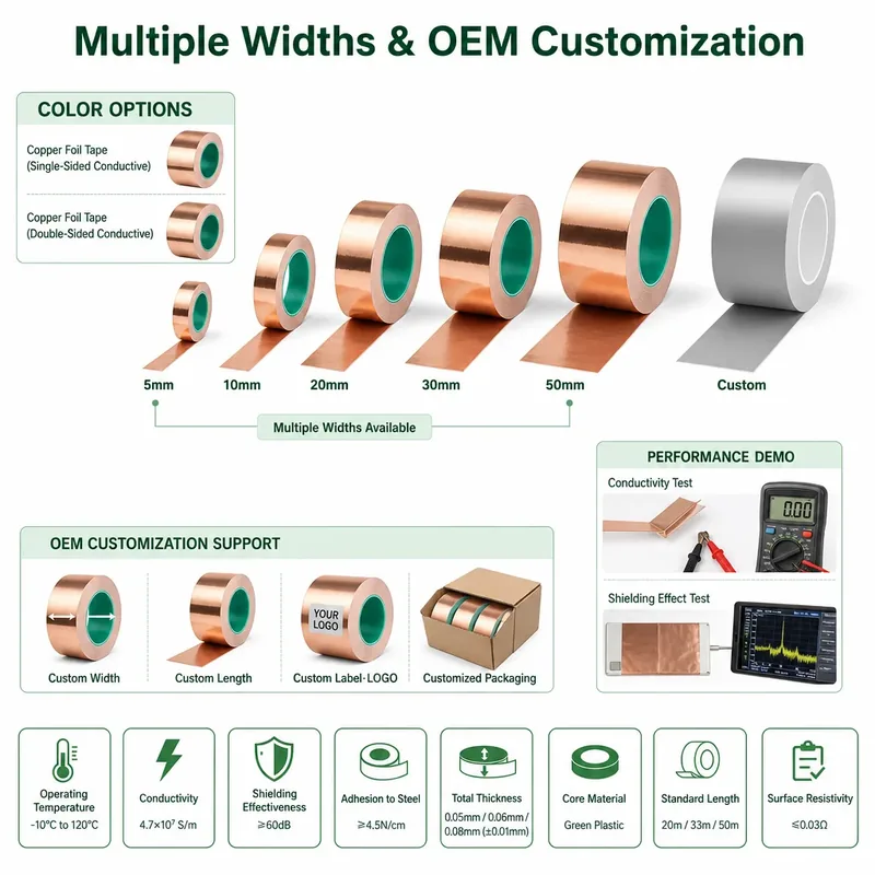 Single Sided Copper Foil Tape view