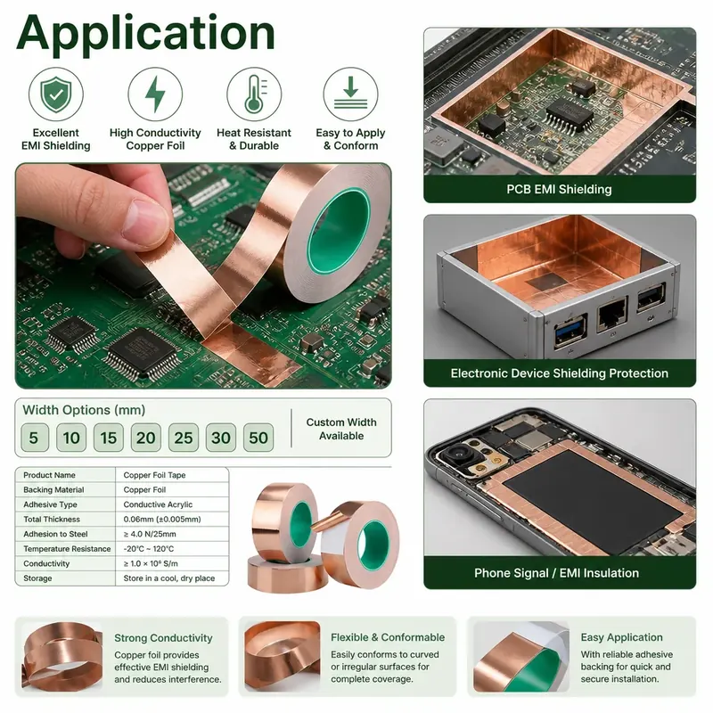 Single Sided Copper Foil Tape view